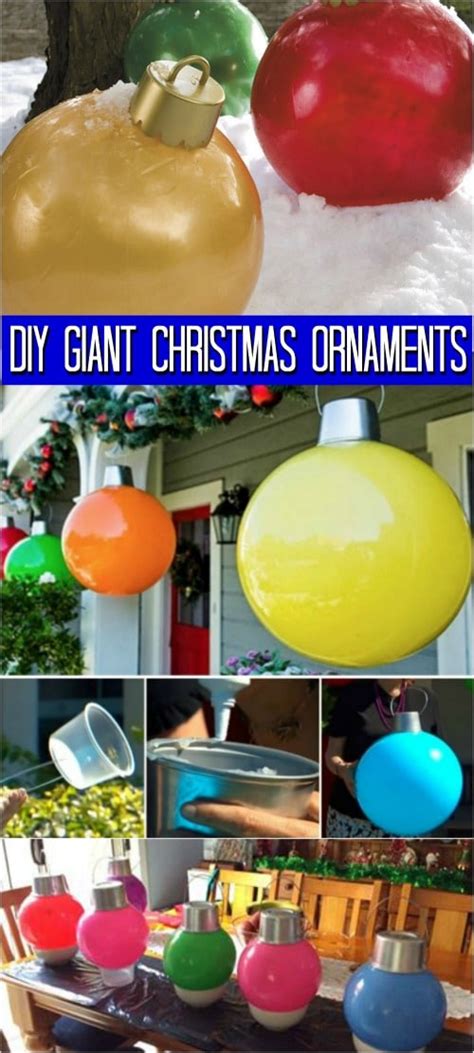 How to Make Your Own Giant Christmas Ornaments - DIY & Crafts