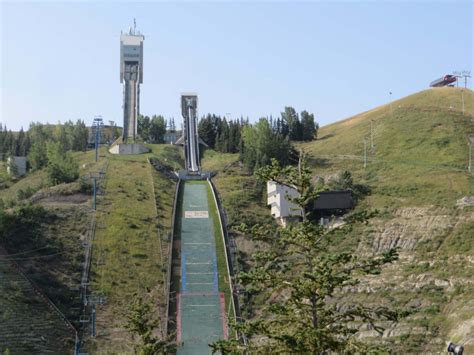 Ski jumps Canada Olympic Park Calgary - Travel Tales of Life