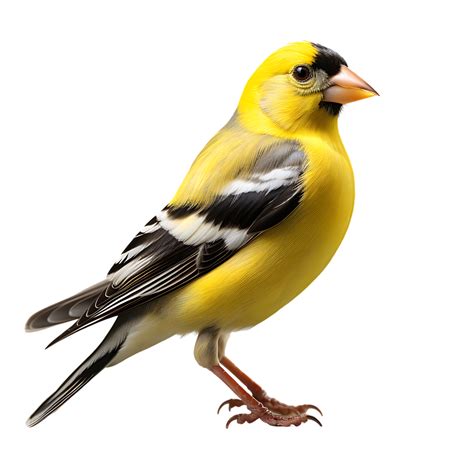 American Goldfinch bird with transparent background. ai generated 27145928 PNG