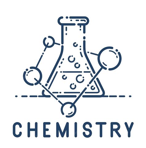 Premium Vector | Chemical flask and molecule connections vector simple linear icon, science ...