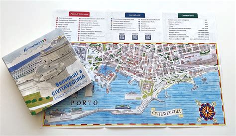 The New Tourist Map of Civitavecchia | Port Mobility Civitavecchia