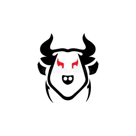 Bull Horn.Bull Head Vector Icon Logo Template Illustration Design Stock Vector - Illustration of ...