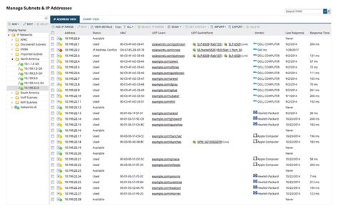 IP Address Tracker - IP Tracker (Free Trial) | SolarWinds