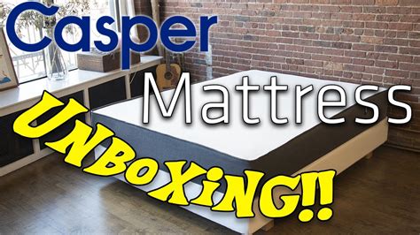 Casper Mattress Unboxing!! (Full Size Casper Mattressing Unboxing!!) - YouTube