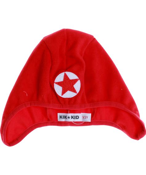 New! Kik-Kid superb red fleece hat (Hat speedy solid fle)