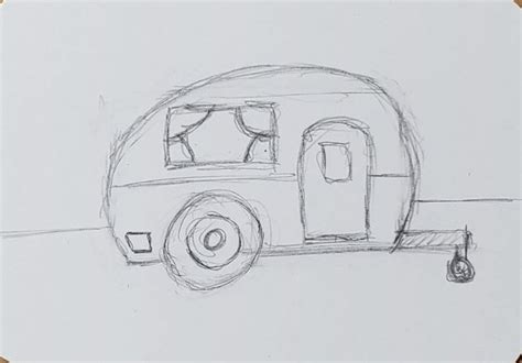 How to Draw a Camper Step by Step - Art by Ro