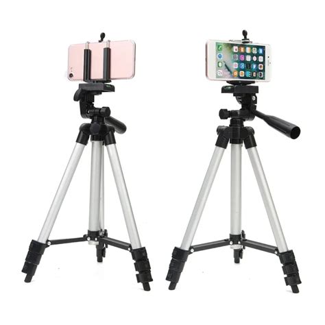 Portable Flexible Mobile Phone Holder Telescopic Camera Tripod With ...