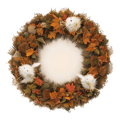 Autumn Wreath Clipart · Creative Fabrica