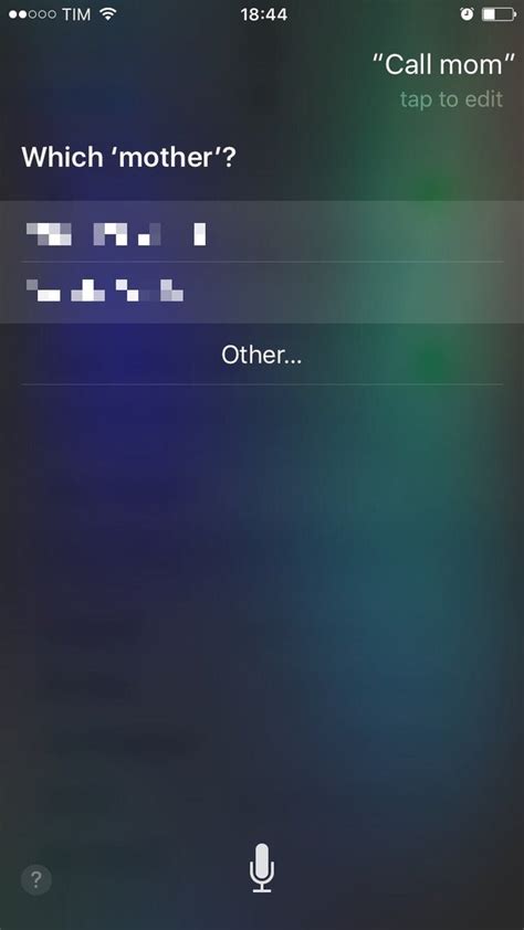 Siri, call mom : SiriFail