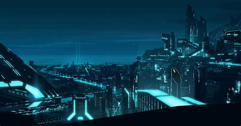 Tron Legacy Cityscape