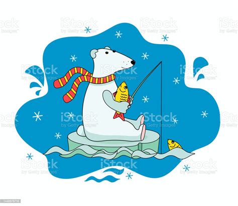 Cartoon Polar Bear 1 Stock Illustration - Download Image Now - Abstract, Animal, Animal Wildlife ...