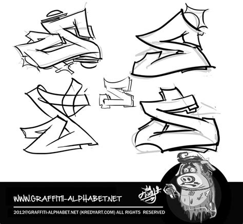 Wildstyle Graffiti Sketch at PaintingValley.com | Explore collection of ...