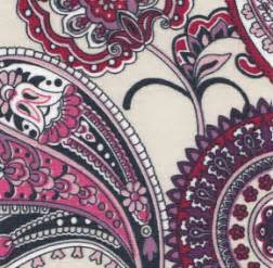 Purple Paisley Fabric: 100% Cotton | Wholesale Paisley Fabric