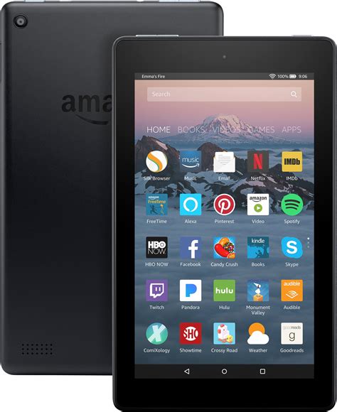 Amazon Fire 7" Tablet 16GB 7th Generation, 2017 Release Black ...