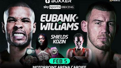 Full card set for Chris Eubank Jr. vs Liam Williams on Feb 5 - World ...