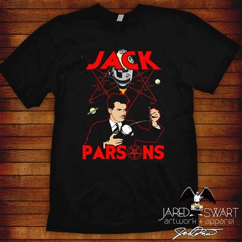 Jack Parsons T-shirt Babalon Working Aleister Crowley Thelema Occult Rockets - Walmart.com