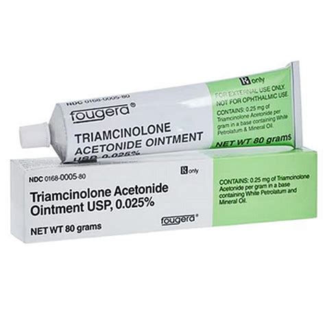 Triamcinolone Acetonide Cream 0.025% by Fogera 80 Gram Tube — Mountainside Medical Equipment