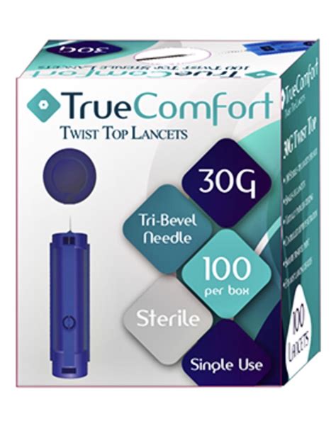 True Comfort Pro Twist Top Lancets 30G - NDC# 500270494-13 - Durable Health Medical Supply LLC