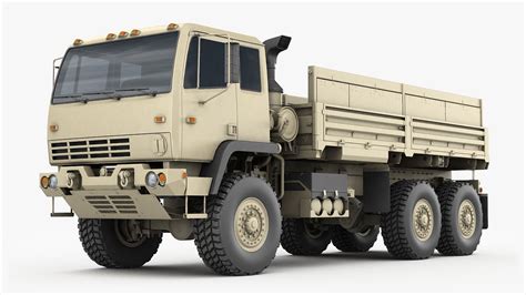 Military trailer M1095 3D Model $119 - .max .fbx .obj - Free3D