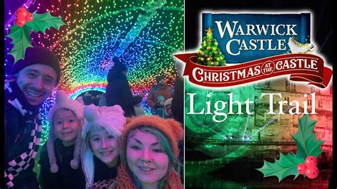 Warwick Castle Christmas Light Trail - Vlog - December 2022 - YouTube