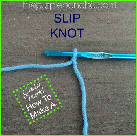 How to Make a Slip Knot • Free Crochet Tutorials and Patterns