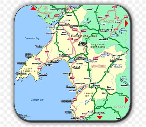 Snowdon River Conwy Conwy County Borough National Park Map, PNG, 715x715px, Snowdon, Area, Atlas ...