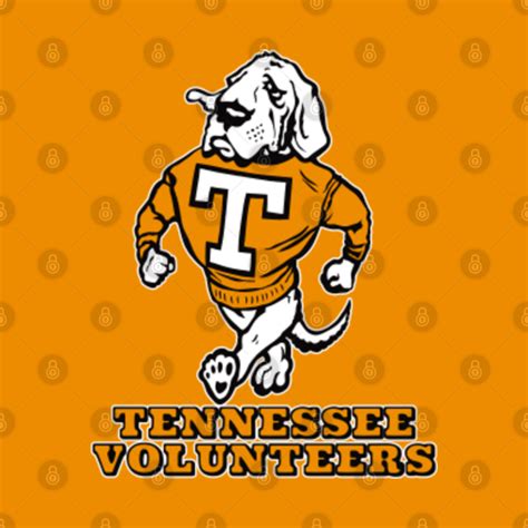 Tennessee Vols Vintage Mascot logo - Tennessee - Pillow | TeePublic