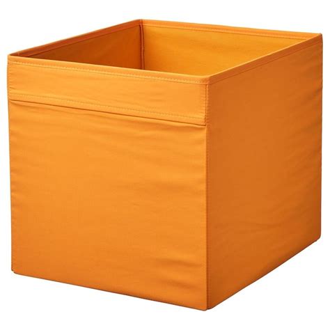 DRÖNA Box - orange - IKEA | Small storage, Kallax shelving unit, Kallax shelf unit