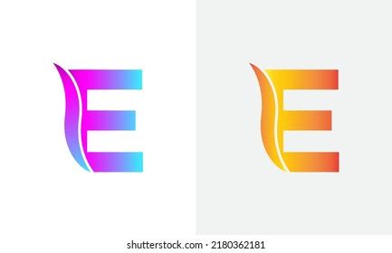 Colorful Letter E Logo Design Template Stock Vector (Royalty Free ...