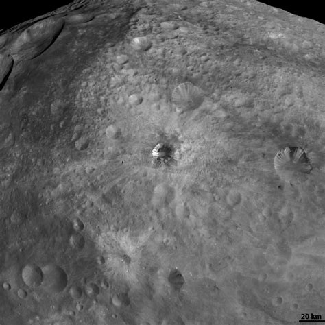 The Various Craters on Vesta | NASA Solar System Exploration