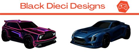 Black Dieci Rocket League Wheel Designs | Pro MB Gaming