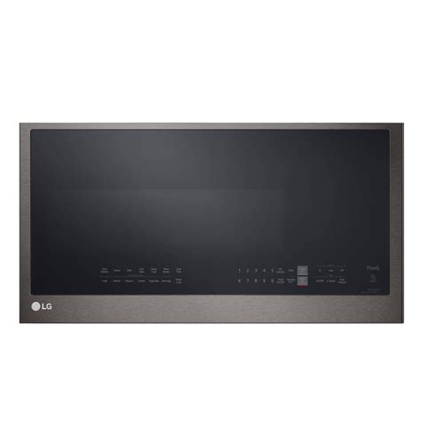 LG Black stainless steel Microwaves at Lowes.com