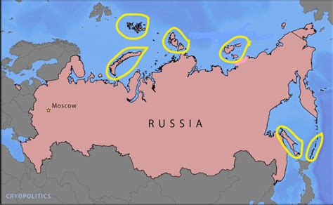 Russia Islands Diagram | Quizlet