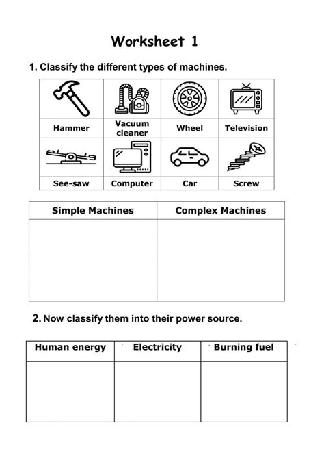 Simple and Complex Machines online activity | Live Worksheets ...