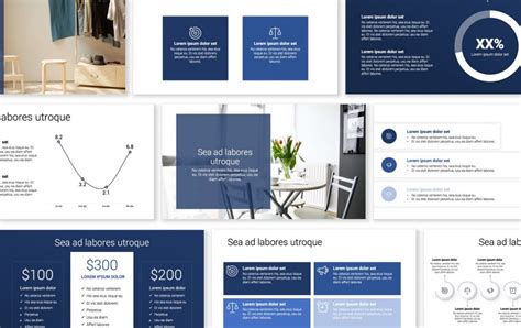 Navy Blue Powerpoint Template