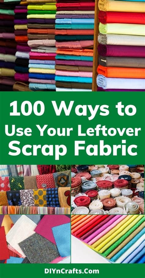 100+ Cool Scrap Fabric Projects (upcycle leftovers) - DIY & Crafts