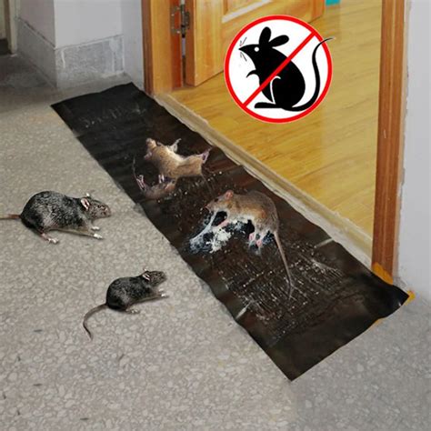 Non Toxic Mouse Glue Trap 120x28CM Sticky Rat Board For Effective Pest Exterminator And ...