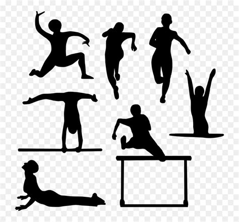 Yoga Athletics Athletic Sports - Clip Art For Sports, HD Png Download - vhv