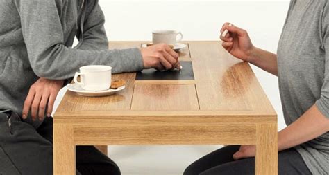 Coffee Table Meets Blackboard | Gadgetsin