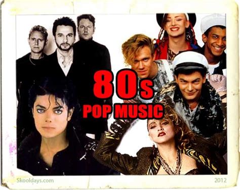 Pop Music in the 80s