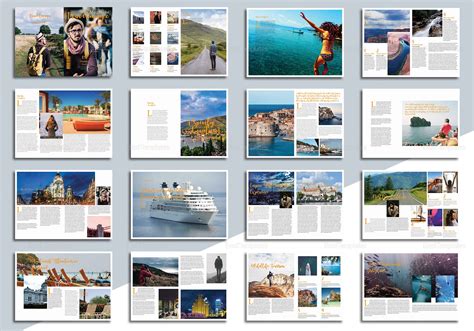 Travel Magazine Cover Templates