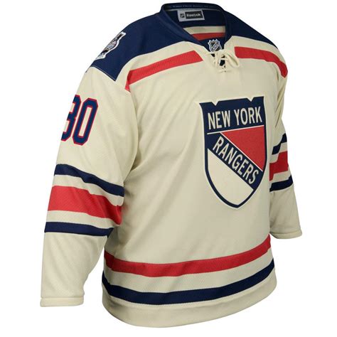 New York Rangers Winter Classic Jerseys Unveiled Monday At Central Park ...