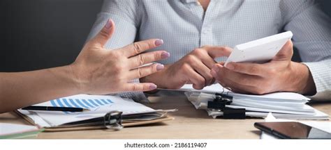 Angry Business People Office Background Stock Photo 2186119407 | Shutterstock