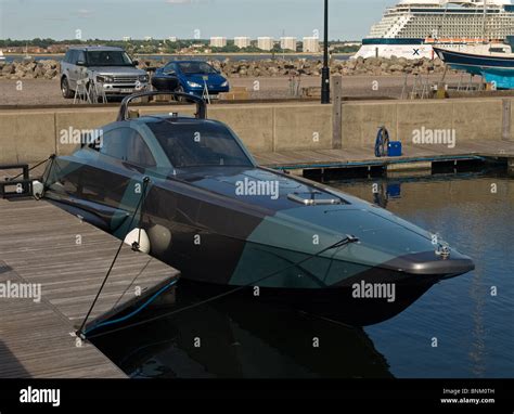 The XSR military interceptor boat berthed in Southampton England UK ...