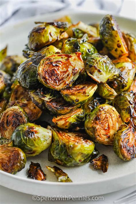 Crispy Roasted Balsamic Brussels Sprouts - Liberty Limelight