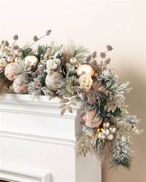 Silver And Gold Christmas Garland