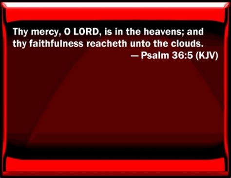 Bible Verse Powerpoint Slides for Psalm 36:5