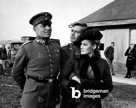 James Mason, George Peppard and Ursula Andress in The Blue Max, 1965 (b ...