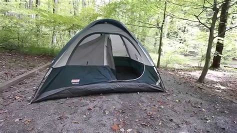 Coleman 4 Person tent review - YouTube