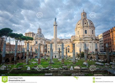 Ruins of Ancient Rome stock image. Image of biggest, lazing - 48361237